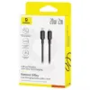 Кабелі Baseus Type-C to Lightning 20W 2m Silky (P10377700113-01) Black