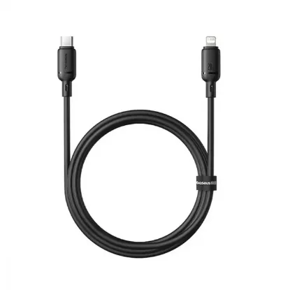 Кабелі Baseus Type-C to Lightning 20W 2m Silky (P10377700113-01) Black