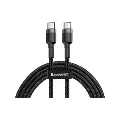 Кабелі Baseus Type-C to Type-C 1.0m 60W 3.0A Cafule CATKLF-GG1 Black