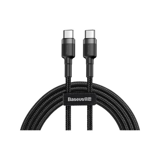 Кабелі Baseus Type-C to Type-C 1.0m 60W 3.0A Cafule CATKLF-GG1 Black