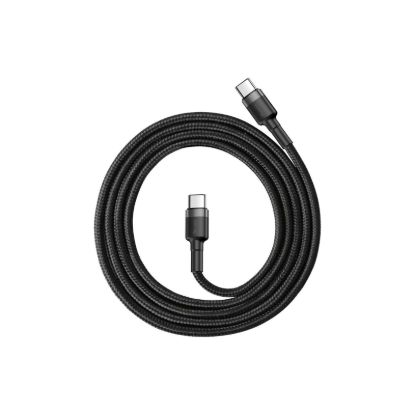 Кабелі Baseus Type-C to Type-C 1.0m 60W 3.0A Cafule CATKLF-GG1 Black