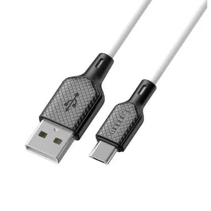 Кабелі Earldom EC-154M microUSB 3.0A 1.0m Black White