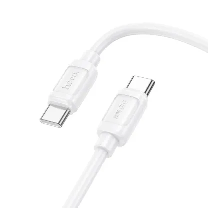 Кабелі HOCO X115 Type-C to Type-C 60W 1.0m White