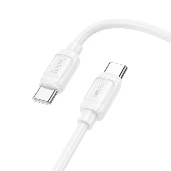 Кабелі HOCO X115 Type-C to Type-C 60W 1.0m White