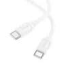Кабелі HOCO X115 Type-C to Type-C 60W 1.0m White