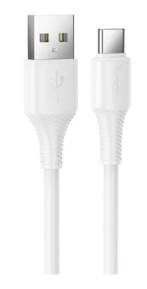 Кабелі HOCO X120 Type-C 3.0A 1.0m White