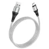 Кабелі HOCO X50 microUSB 2.4A 1.0m Gray