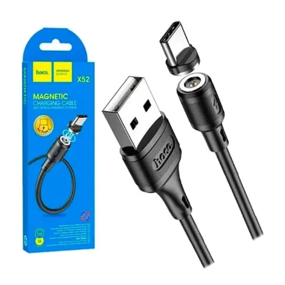 Кабелі HOCO X52 microUSB 2.4A 1.0m magnetic Black