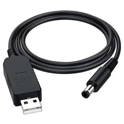 Кабелі Power USB-DC 5.5*2.1 12V 0.8 Black