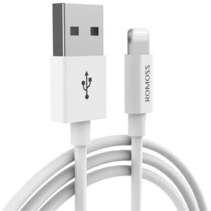 Кабелі Romoss CB12 USB to Lightning 2A 1.0m White