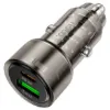 Зарядка 12V Hoco Z52 38W/PD20W/1xUSB/1xType-C Black