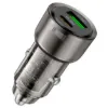 Зарядка 12V Hoco Z52 38W/PD20W/1xUSB/1xType-C Black