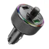 Зарядка 12V Hoco АЗП+FM E82 PD30W/QC3.0 Black