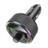 Зарядка 12V Hoco АЗП+FM E82 PD30W/QC3.0 Black