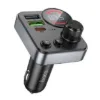 Зарядка 12V Hoco АЗП+FM E86 48W/PD30W/QC3.0 Black