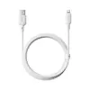 Кабелі Baseus Lightning 2.4A 1.0m Silky P10377702213-00 White