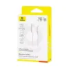 Кабелі Baseus Lightning 2.4A 1.0m Silky P10377702213-00 White