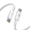 Кабелі Baseus Type-C to Type-C 100W 1.0m New Braided E0426V01 White
